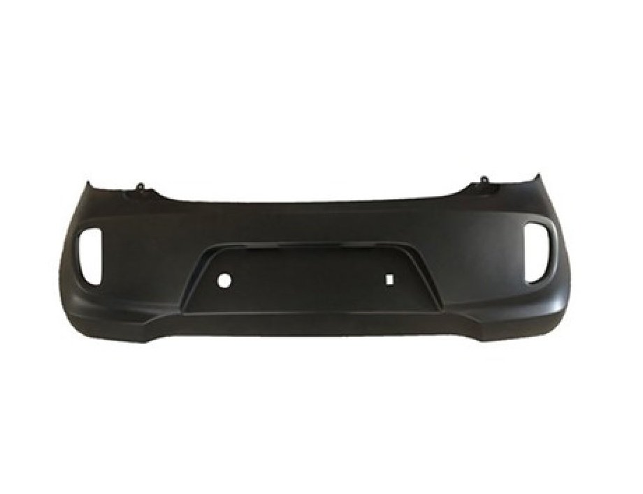 Rear bumper cover molding assembly